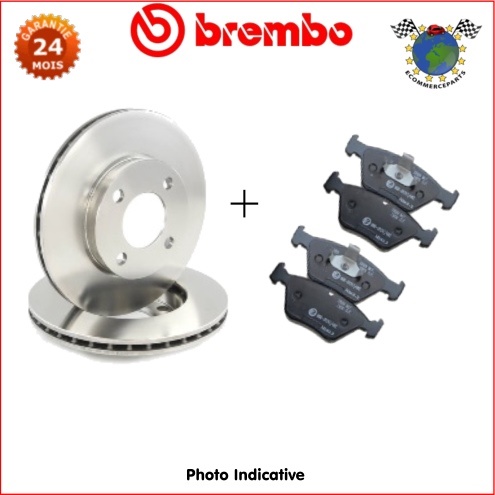 Kit disques et plaquettes de frein avant Brembo MERCEDES CLASSE S SEC/CL 600
